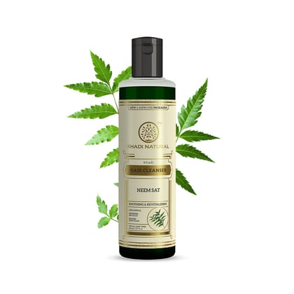 Khadi Natural Neem Sat Hair Cleanser - 210ml Khadi Natural Neem Sat Hair Cleanser - 210ml