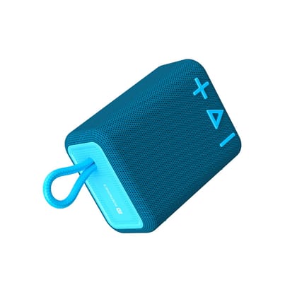 Portronics Breeze 4 Portable 5W Bluetooth Speaker with Mic,TWS Connectivity (Blue)