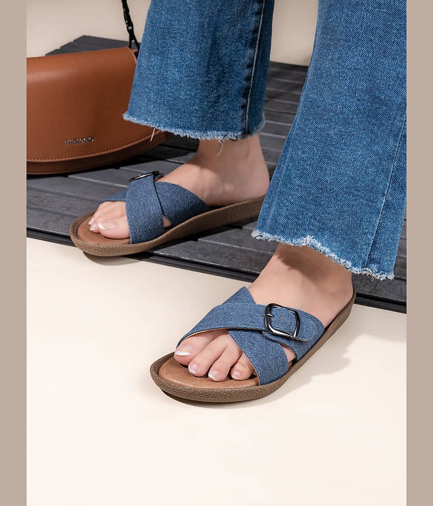 Fentacia Blue Women's Slipper