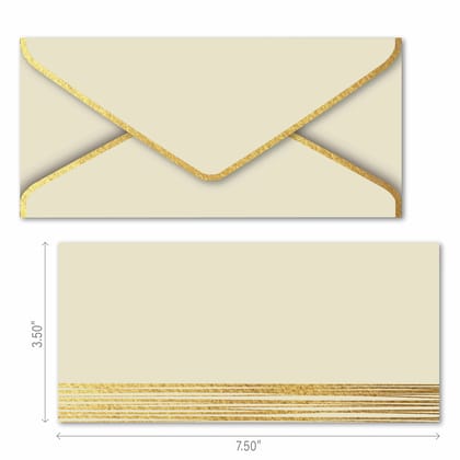 Classic - Money Envelopes-pack of 5 / Cream / No