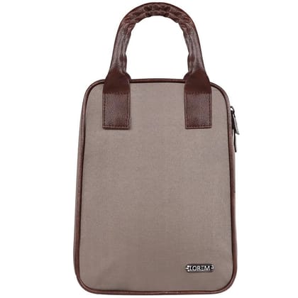 LOREM Linen Elegance: Insulated Tiffin Bag/Lunch Bag Combo for Him & Her
