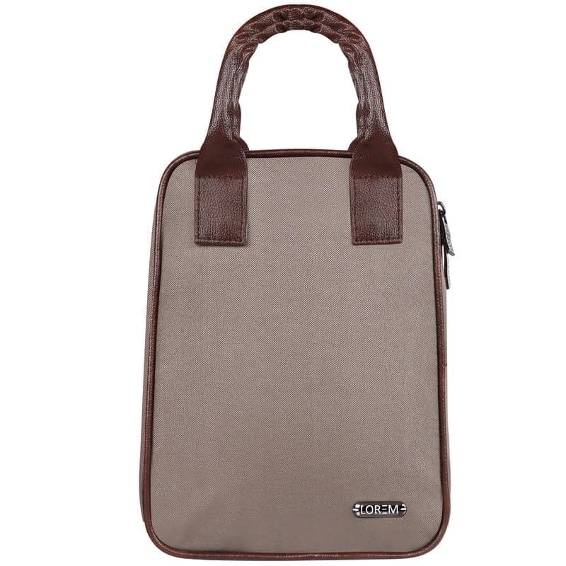 LOREM Linen Elegance: Insulated Tiffin Bag/Lunch Bag Combo for Him & Her