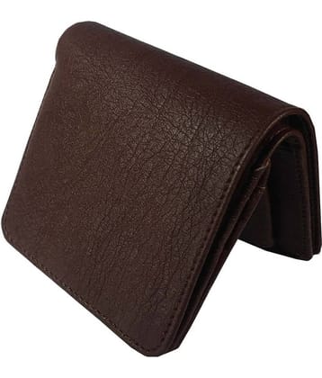 WENZEST - Brown Faux Leather Men's Short Wallet ( Pack of 1 )