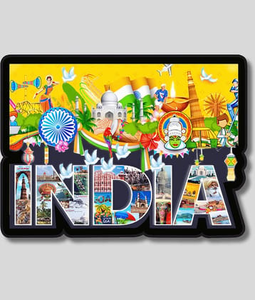 Phirki Studio Wood Fridge Magnet - Pack of 1