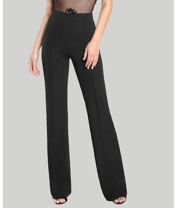 Gazal Fashions - Black Cotton Blend Straight Women's Bootcut Pants ( Pack of 1 )