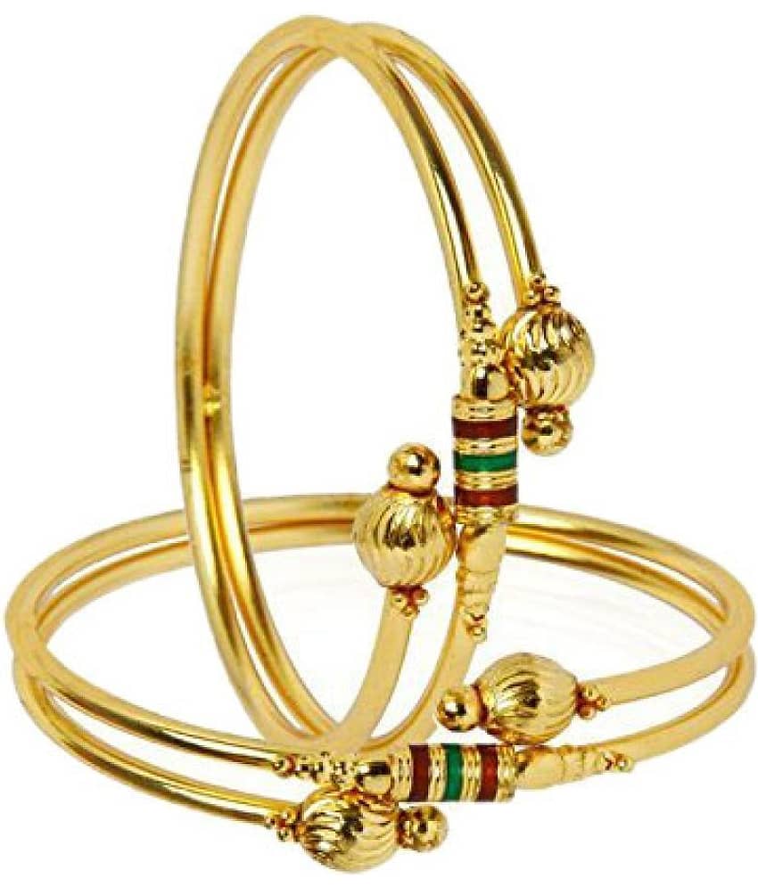 Jewar Mandi- Gold Bangle Set