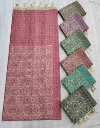 Tussar Cotton Sambalpuri Handmade Saree