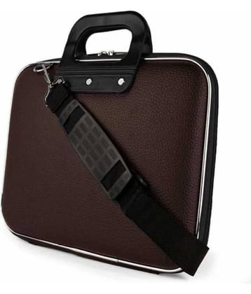 Da Tasche Brown P.U. Office Bag