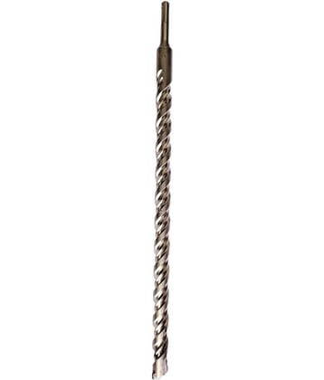 S4  Steel (25 x 450mm) Cross Tip Plus Hammer Drill Bit (Silver)