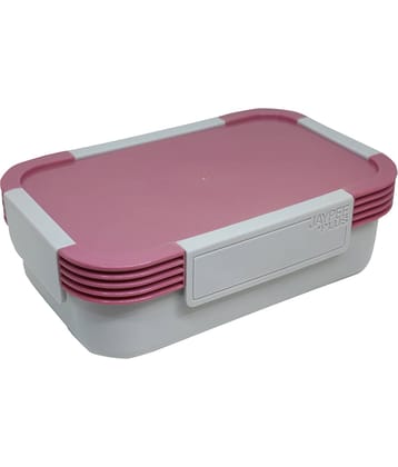 Jaypee Plus Stainless steel lunch box Taurus- 2 Pieces  900 ml  Pink