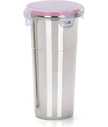 Dynore Steel Glasses 600 ml ( Pack of 1 )