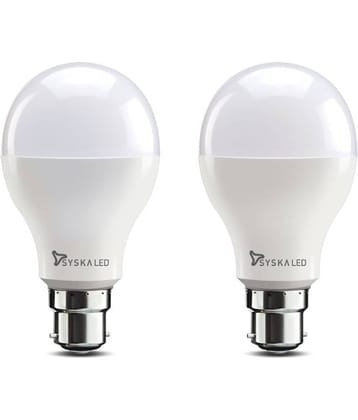 Syska 9W LED Bulbs Cool Day Light - Pack of 2