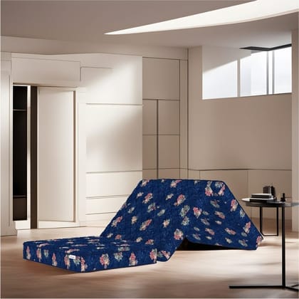 SLEEP SPA SOFT BOUNCE 3-FOLD PREMIUM ORTHOPEDIC DIRECT FROM FACTORY 3 inch Single PU Foam Mattress (L X W: 72 inch X 30 inch)