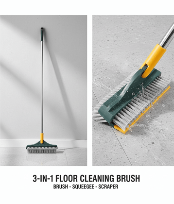 3 in 1 Long Handle Floor Cleaning Brush, Cleaning Mops, Floor Wiper, Floor Cleaning Wiper, Bathroom Floor Wiper, Floor Cleaning Brush, Bathroom Floor Cleaning Brush, Long Floor Cleaning Brush, Home Cleaning Brush, Home Cleaning Mops, Home Cleaning Wiper