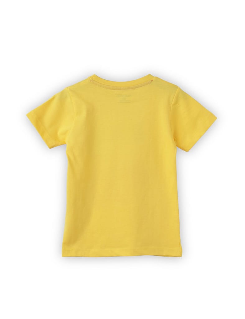 Top Kids Boys T shirt Cotton Dandelion Yellow Roar Dino 2025 at ShopCircuit | ONDC