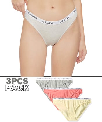 C K Underwear - Women Pack Of 3 Briefs-XXL
