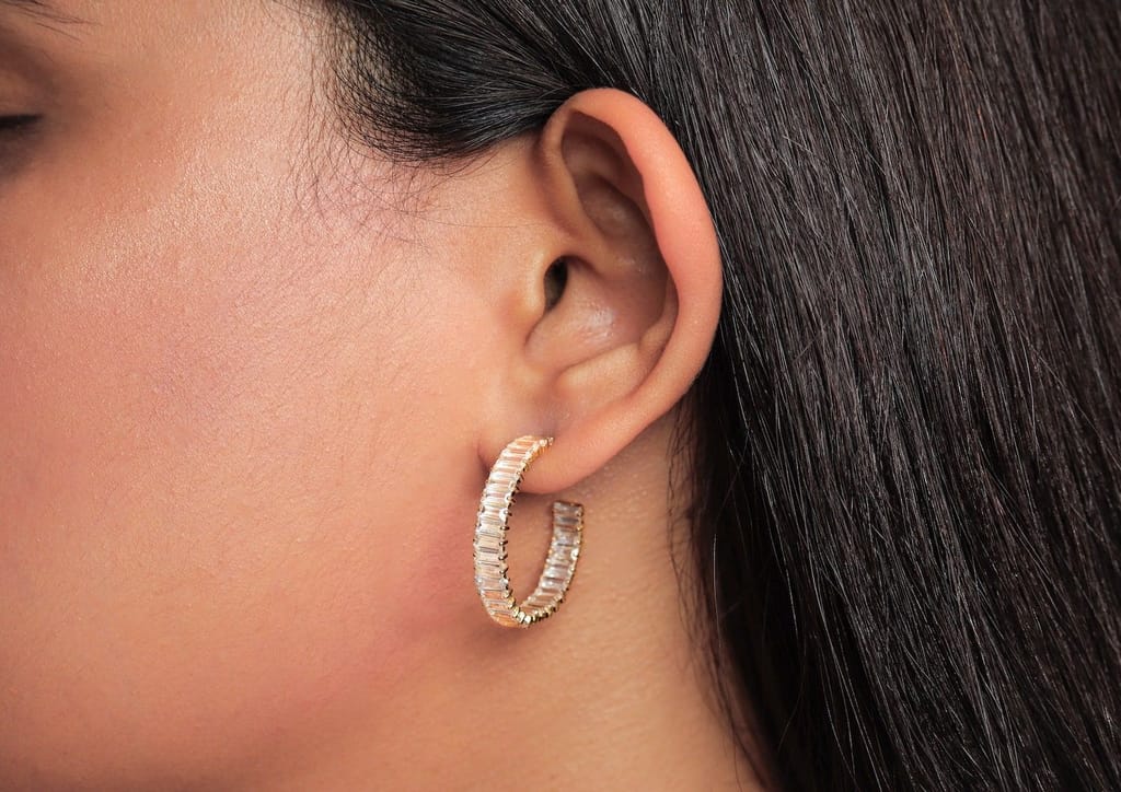 Luminous Hoop Earrings