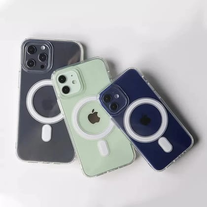 iPhone 12 Series Magsafe Transparent Shockproof Clear Case-iPhone 12