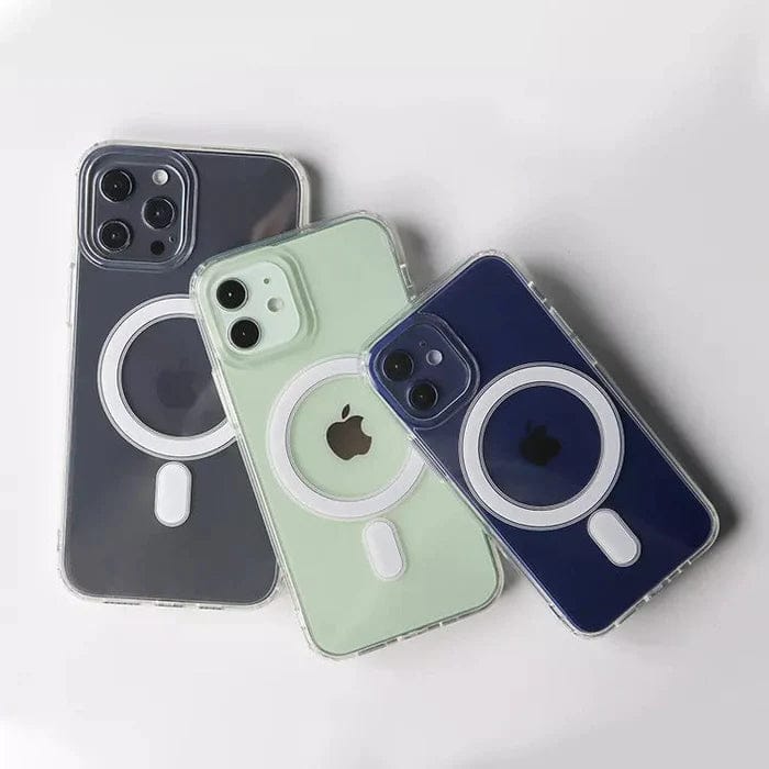 iPhone 12 Series Magsafe Transparent Shockproof Clear Case-iPhone 12
