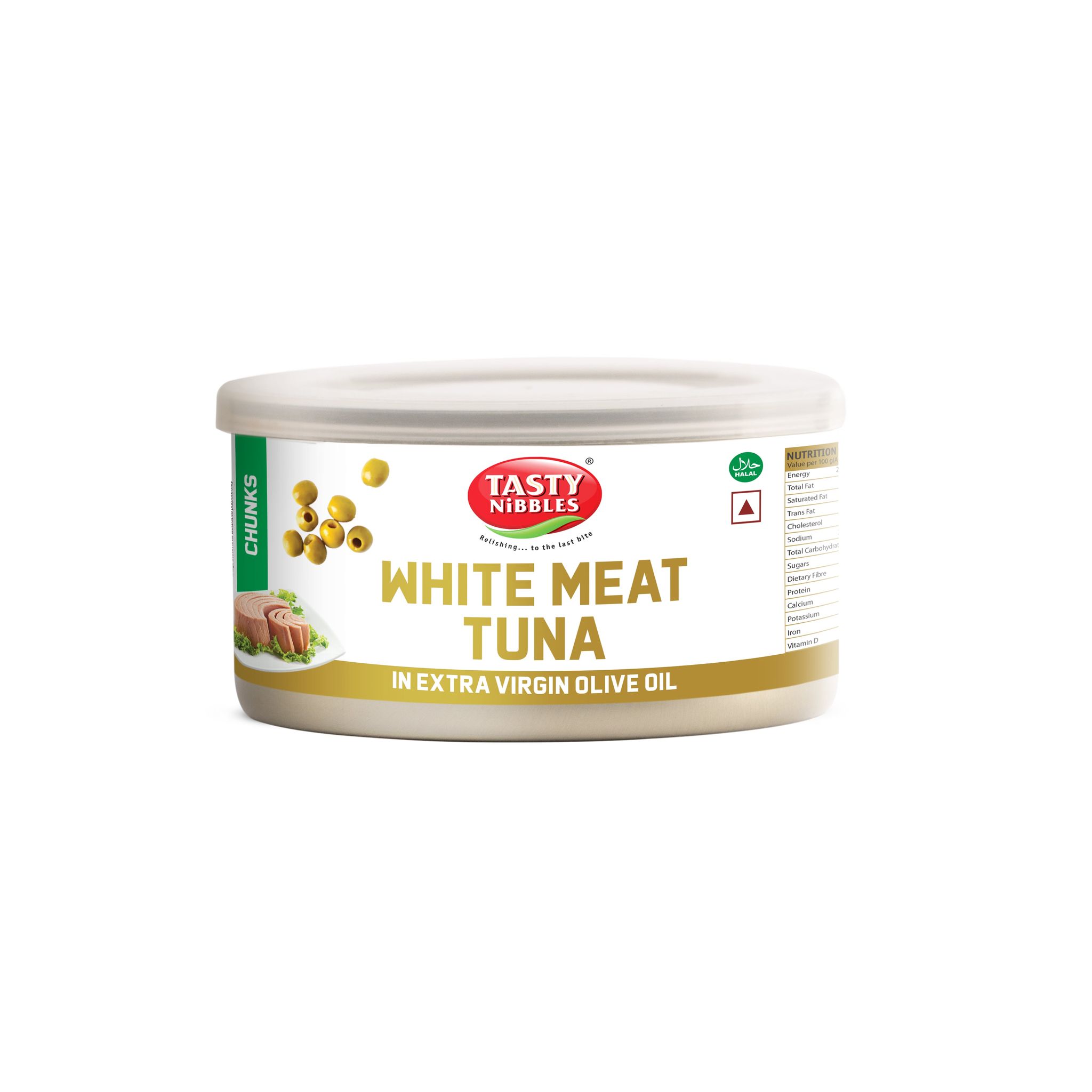White Meat Tuna Chunks In Extra Virgin Olive Oil 185g