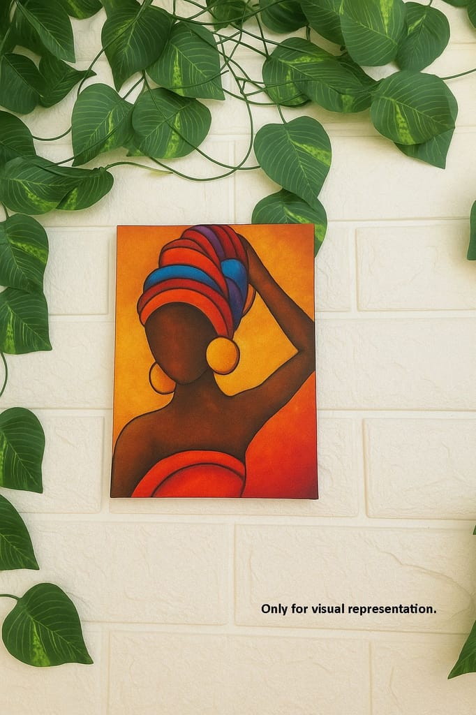 Dbeautify's MDF DIY Woman Silhouette Traditional Painting