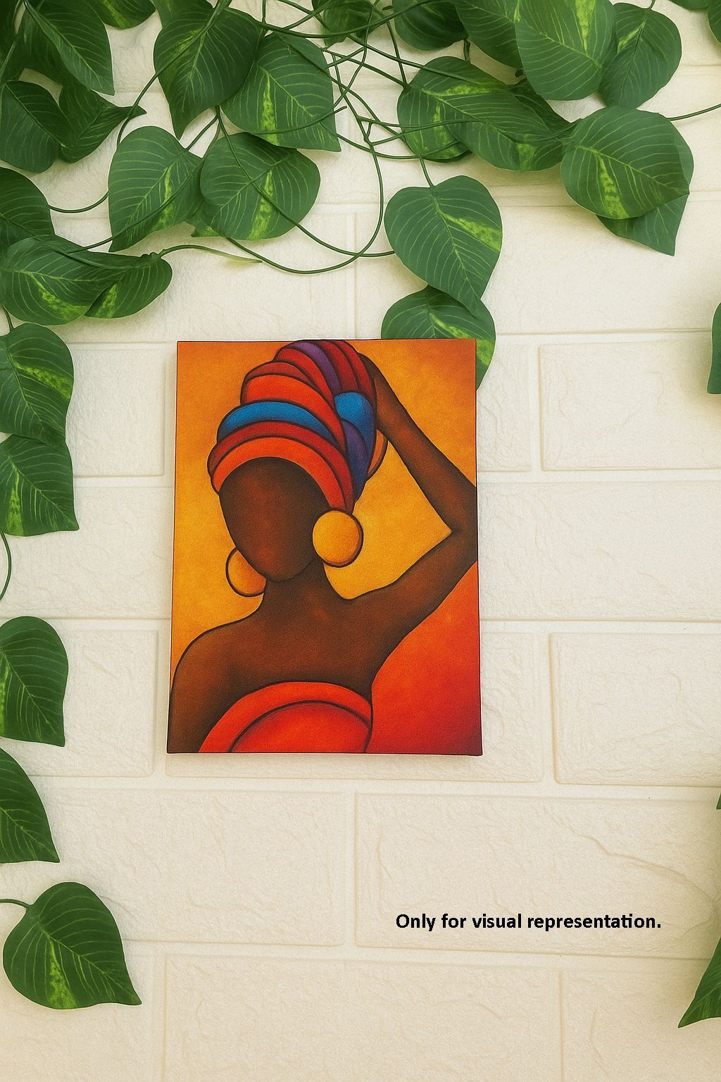 Dbeautify's MDF DIY Woman Silhouette Traditional Painting