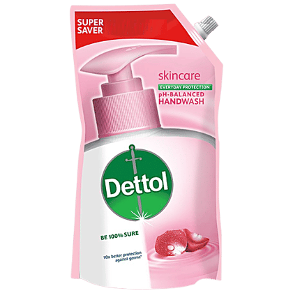 Dettol Germ Protection ph-Balanced Liquid Handwash Refill, Skincare, 675ml Refill