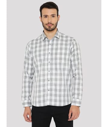 Maharaja - Green Cotton Blend Slim Fit Men's Formal Shirt ( Pack of 1 )