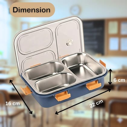 LA FORTE 304 Steel Bento Box (900 ml) | 3 Sections | Leak-Proof | Hygienic, Rust-Free | Microwave-Friendly Tiffin for Kids & Adults LA FORTE 304 Steel Bento Box (900 ml) | 3 Sections | Leak-Proof | Hygienic, Rust-Free | Microwave-Friendly Tiffin for Kids LA FORTE 304 Steel Bento Box (900 ml) | 3 Sections | Leak-Proof | Hygienic, Rust-Free | Microwave-Friendly Tiffin for Kids & Adults LA FORTE 304 Steel Bento Box (900 ml) | 3 Sections | Leak-Proof | Hygienic, Rust-Free | Microwave-Friendly Tiffin for Kids