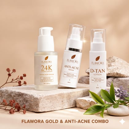 D-TAN, Anti Acne and 24K Gold Serum - Bridal Glow Kit