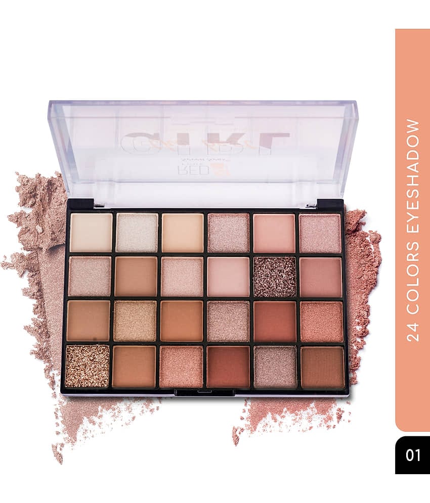 RED 4 Multi Natural Pressed Powder Eye Shadow 24