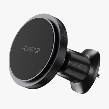 POWERUP Car Mount MagSafe Wireless Charger - Black