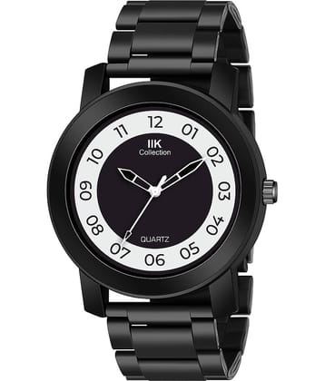 IIK COLLECTION - Black Stainless Steel Analog Men's Watch