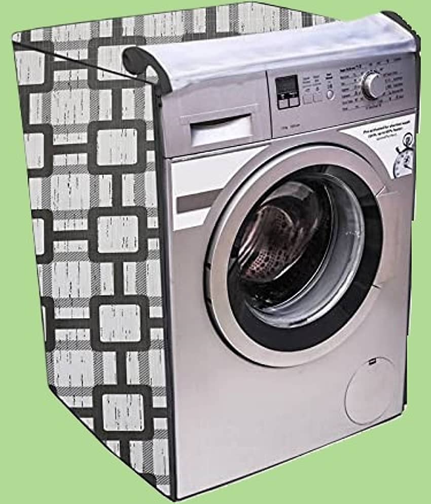 CASA FURNISHING Front Load Washing Machine Cover Compatiable For 7 kg - Blue