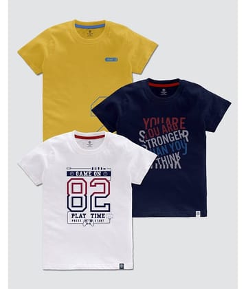 CODEZ Pack of 1 Boys Cotton Blend Polo T-Shirt ( Multi Color )