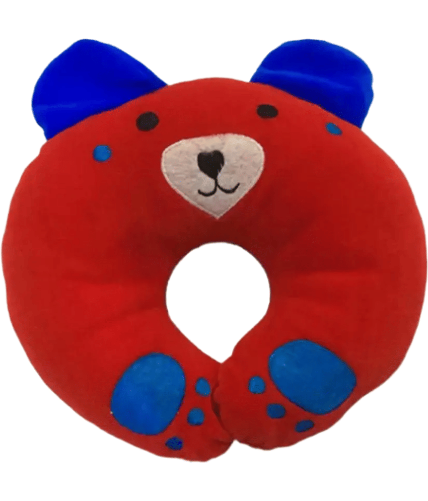 KALRA MAGIC Green Cotton Neck supporter (Horse-shoe) Baby Pillow