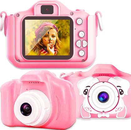 CADDLE & TOES Kids Camera Toys for 4+ to 12 Year Old Boys/Girls, Kids Digital Camera for Toddler with 1080P Video, Chritmas Birthday Festival Gifts for Kids,Camera for Kids (Pink-Bunny) CADDLE & TOES Kids Camera Toys for 4+ to 12 Year Old Boys/Girls, Kid