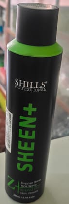 SHILLS Professional SHEEN+ Super Shine Hair Spray (Non-Greasy)