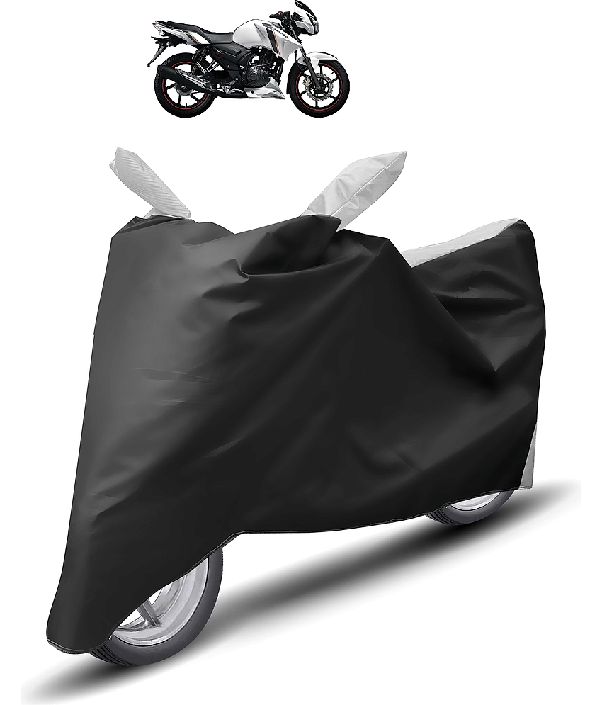 Auto Hub Bike Body Cover for TVS Apache RTR 160 ( Pack of 1 ) , Silver