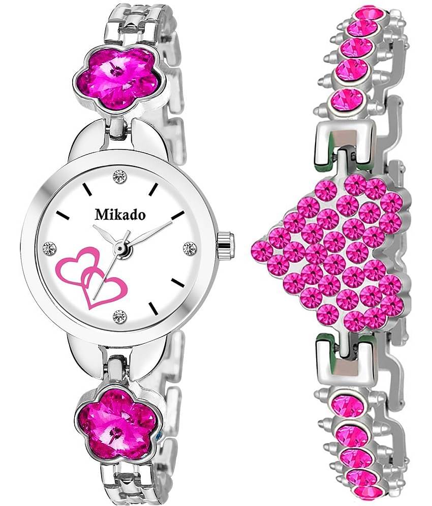 Mikado - Silver Stainless Steel Analog Womens Watch