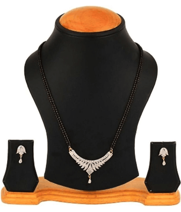 Sunhari Jewels Silver Mangalsutra Set ( Pack of 1 )