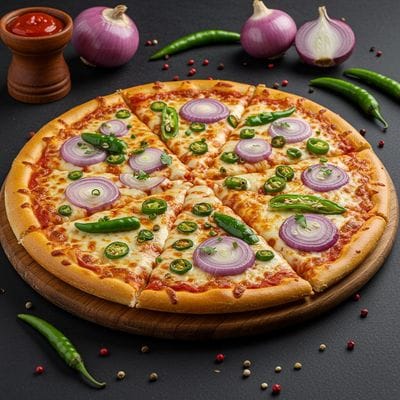 Onion and Green Chilli