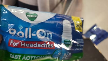 Vicks rollon for headaches