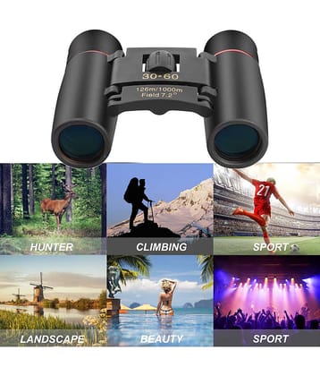 Sakura Day & Night Vision Dual Focus Zoomable Mini 30×60 Binoculars Telescopes