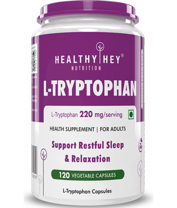 HEALTHYHEY NUTRITION L-Tryptophan - 120 Veg Capsules 220 mg