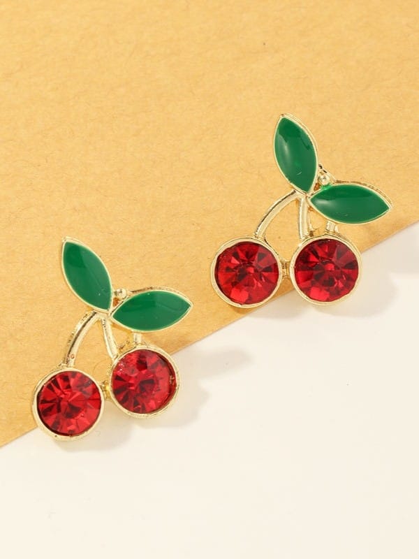 Ishkaara Cherry Crush Studs