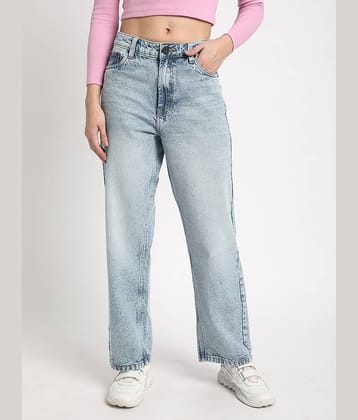 Bene Kleed - Blue Cotton Straight Fit Women's Jeans ( Pack of 1 )