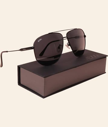 Hexxa Black Pilot Sunglasses ( Pack of 1 )