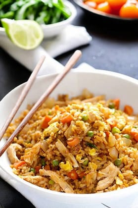 Chicken Ginger Garlic Fried Rice