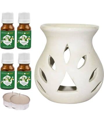 Peepalcomm Ceramic Aroma Oils & Diffusers Set - Pack of 7